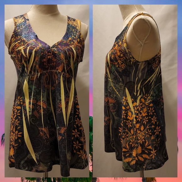 One world live and let live Blouse Tank top - Picture 3 of 8